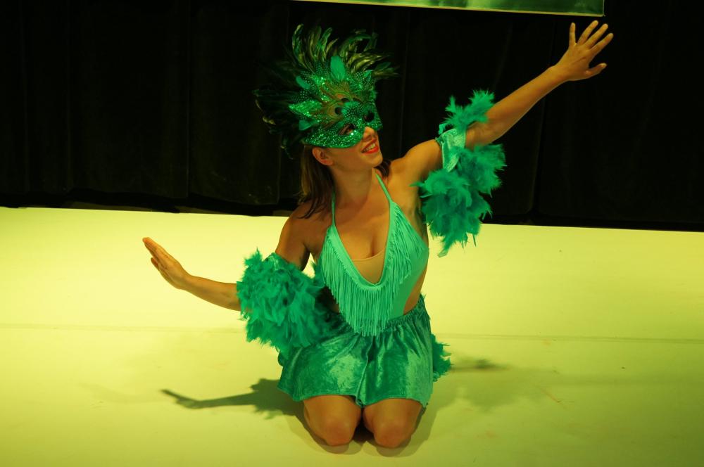 représentation d'un danseuse à un spectacle