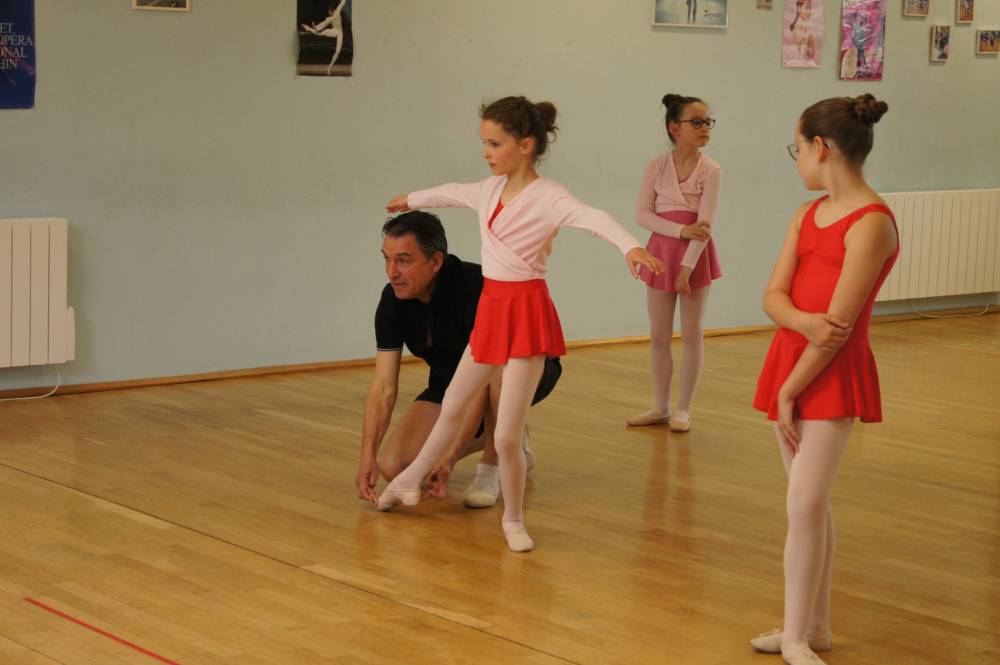 apprentissage des pointes en danse classique